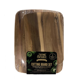 Thyme & Table Acacia Cutting Board Set
